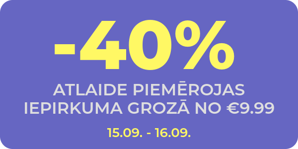 -40% Zīmolu kosmētikai no €9.99.